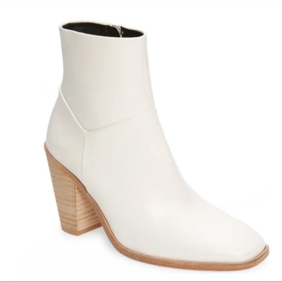 Rag & Bone Axel Leather Square Toe Booties, size 40 - Picture 1 of 9